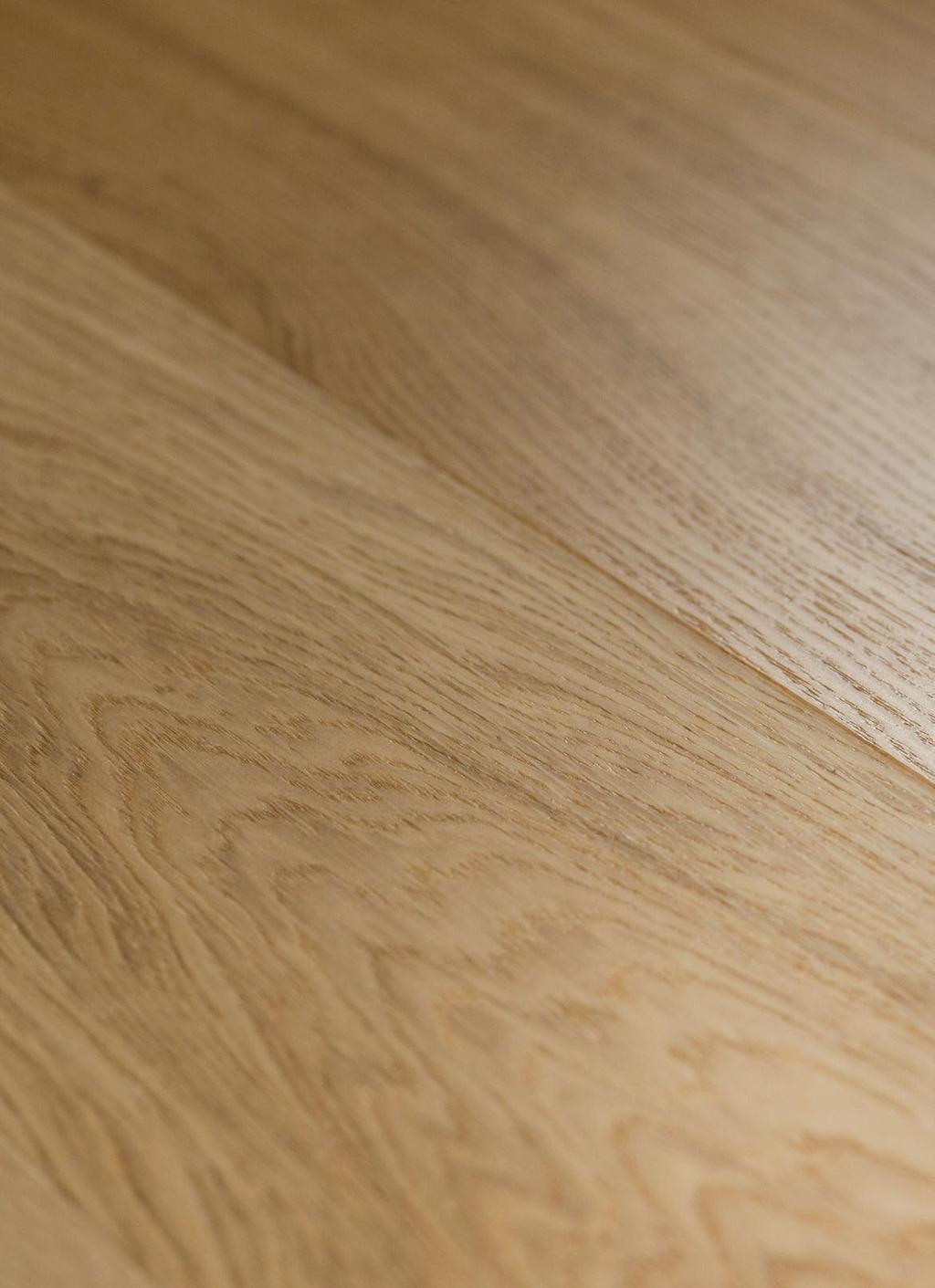 Varför använder vi kemikalier? Trä står för 98 % av innehållet i de golv Kährs tillverkar.