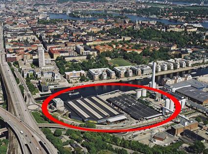 7(7) Figur 3 Planprojektet i Fredriksdal innehåller bostäder, kontor samt en ny bussdepå för SL som ersätter nuvarande Söderdepån i kvarter Persikan på Södermalm.