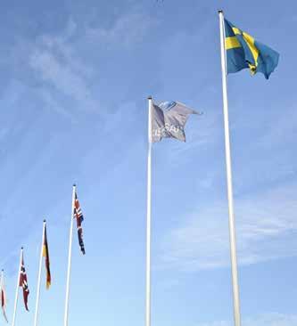 MARKNADSFÖRINGSYTOR UTOMHUS Företagsflagga vid huvudentré och vid parkeringen Låt er företagsflagga vaja i