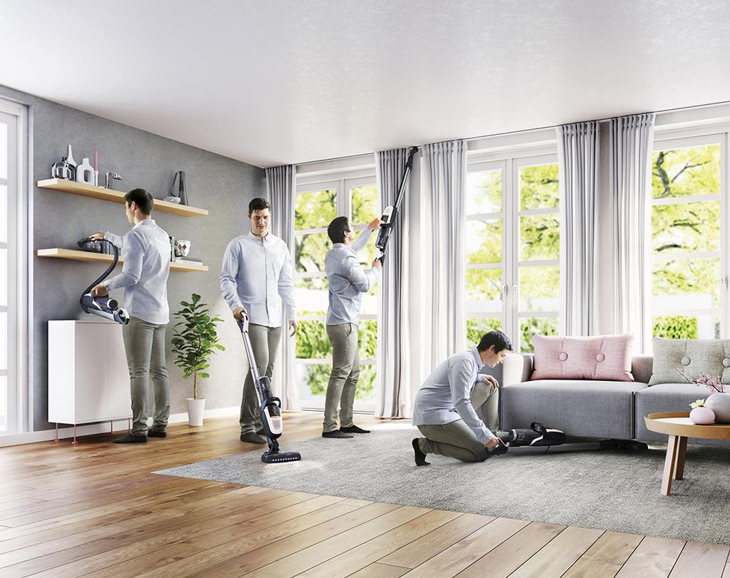 Innovationer för förstklassiga konsumentupplevelser Electrolux fokuserar på att erbjuda innovationer som är relevanta för att höja konsumentupplevelsen inom matlagning, klädvård och ett hälsosamt