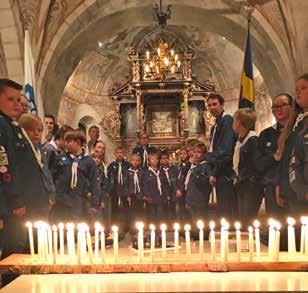 ÅTERBLICK/MUSIK Scoutgudstjänst En novembereftermiddag fylldes Stora Köpinge kyrka av scouter, föräldrar och far/ morföräldrar.