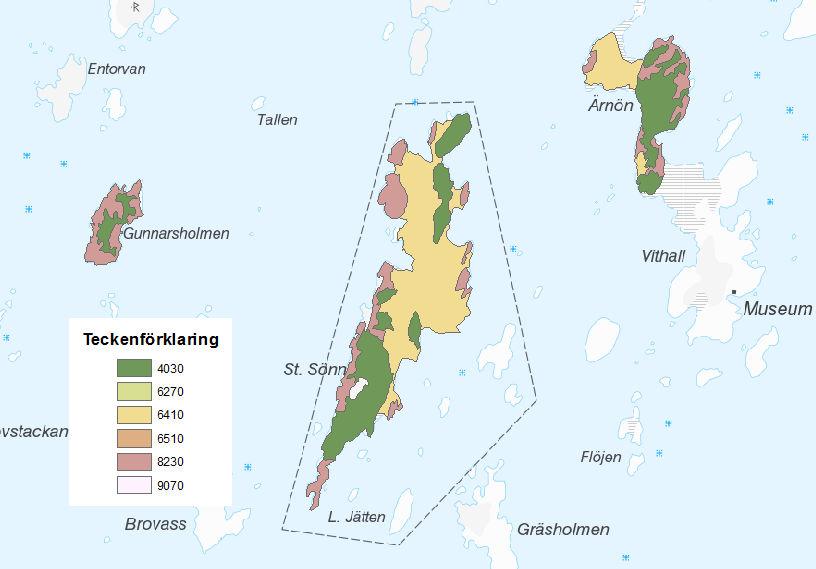 Beskrivning och statusbedömning för uppföljningsenheter Millesvik och Lurö skärgård SE 0610001 Tabell 9.