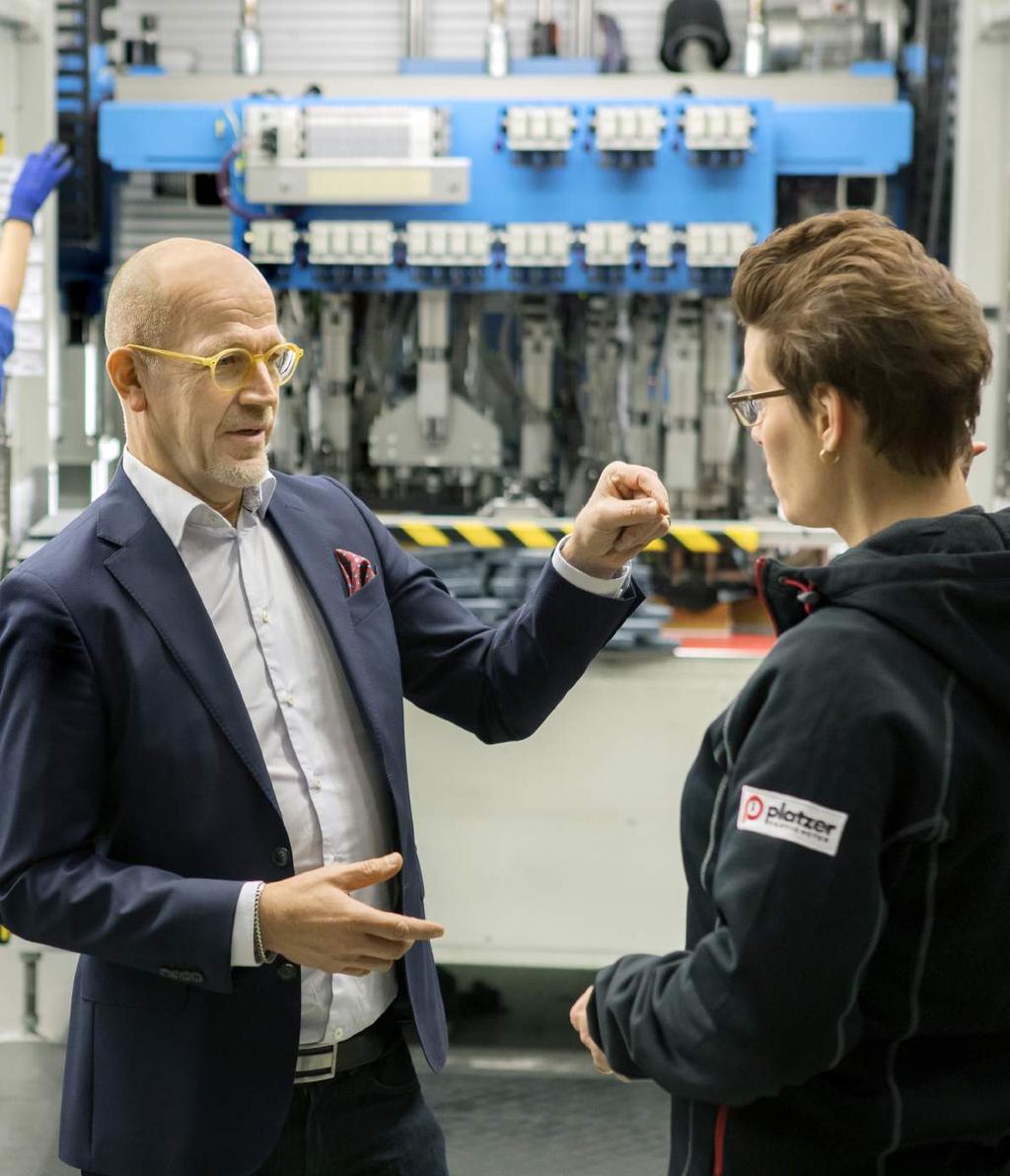 Våra hyresgäster möter främst Platzers egna medarbetare som har ett tydligt ansvar för sina fastigheter.
