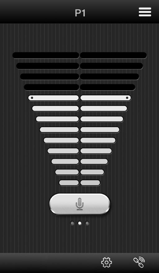 ReSound Control appfunktioner 1 3 1. Justera eller stäng av volymen på dina trådlösa hörapparater. Justera eller stäng av volymen på dina trådlösa tillbehör. 2.