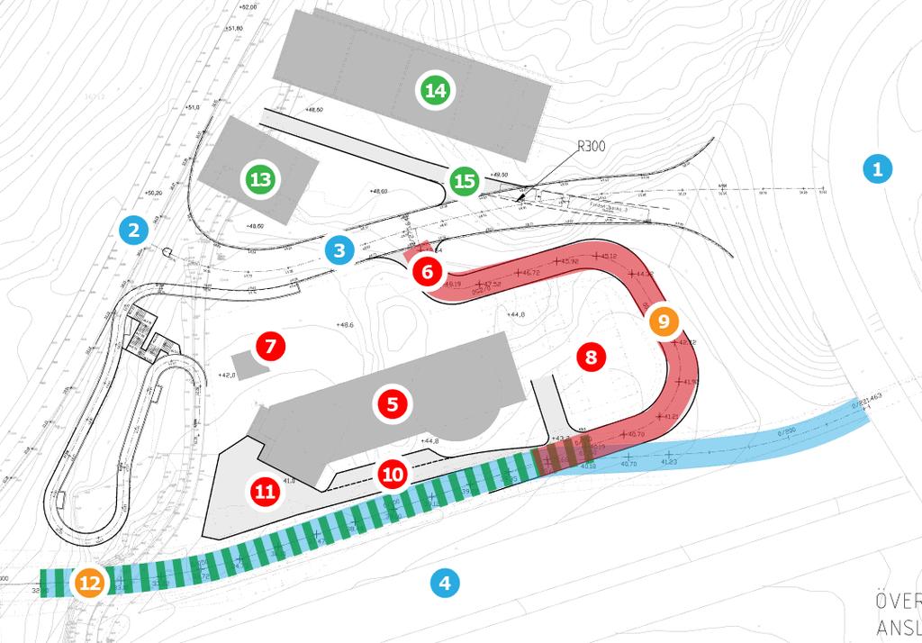 8 FÖRSTUDIE FÖRBINDELSEVÄGEN brandstationsfastigheten samt samlokalisering och nyttjande av servicevägen kommer också att belysas.
