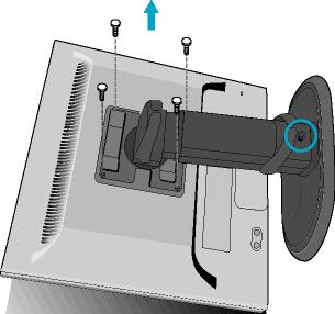 Sockeln Obs: Till denna monitor passar en 100 mm x