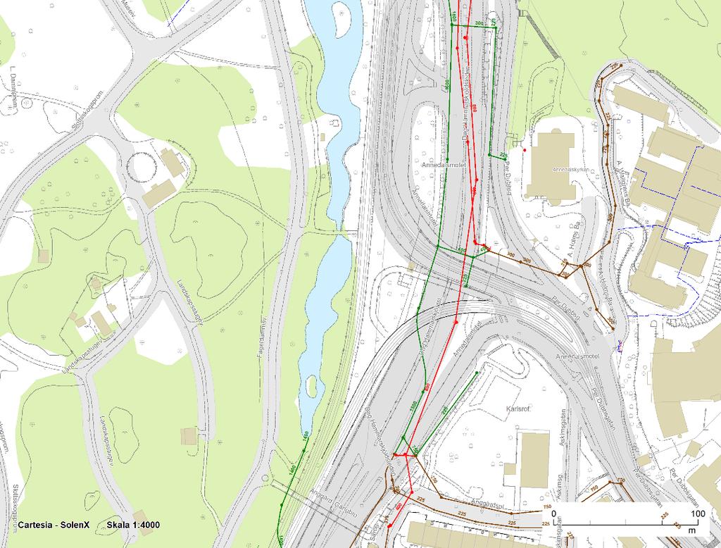 Annedalsmotet Per Dubbsgatan Änggårdsplatsen leden Änggårdsplatsen plan Vid Annedalsmotet finns det tre stycken bräddpunkter som bräddar till Göta älv som vi anser är intressanta att åtgärda.