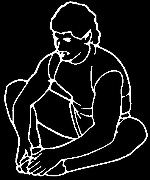 HAMSTRINGSMUSKLER Sitt på golvet och sträck ut höger ben helt Placera vänster fot på insidan av höger lår Sträck ut i höger arm och ta tag om din högra fot (om möjligt) Håll denna position i ca 15