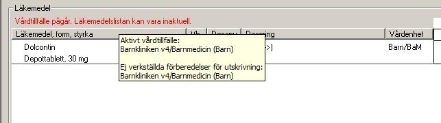 Inledning Syftet med att förbereda och verkställa läkemedel för Utskrivning är att säkerställa att patientens Läkemedelslista i öppenvård blir korrekt efter ett vårdtillfälle.