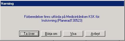 Verkställ relativa ordinationer För att skapa en relativ ordination se avsnitt Relativ ordination. 1 Klicka på knappen Förb/Verk i aktiverad patients Tempkurva.
