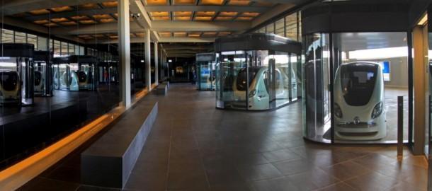 Masdar city har det första spårbilssystemet Tre olika vagntyper För