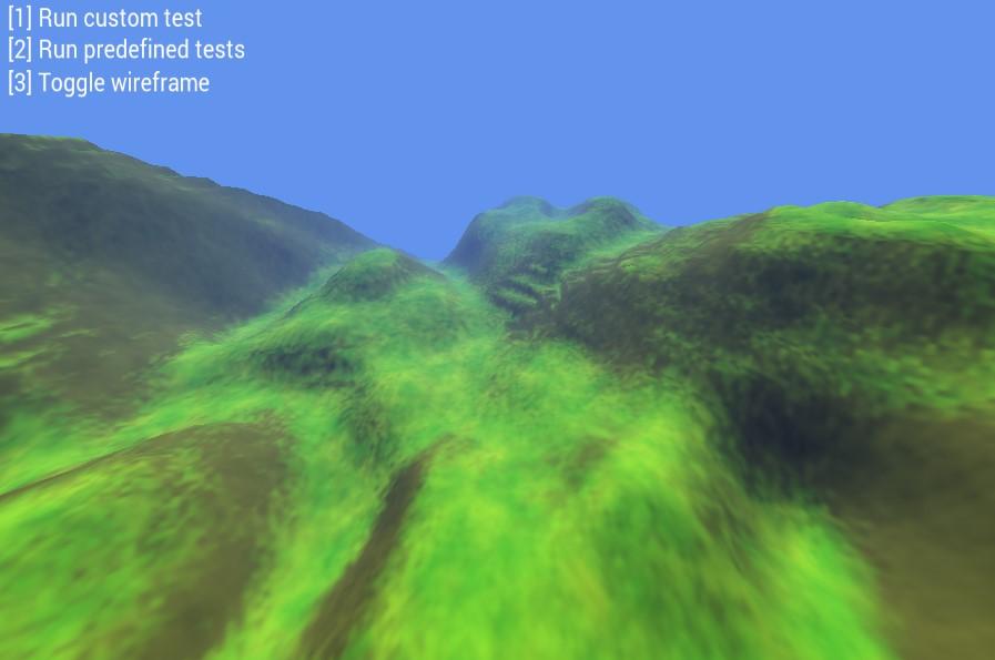 Beroende på hur många polygoner som behöver behandlas i varje voxel så kan det medföra att olika voxlar tar olika tid att generera.