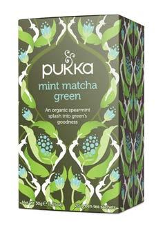 67720796 Mint Matcha Green - Eko & Fair For Life Pukka Mint Matcha Green är ett grönt helbladste med matchapulver och en blandning av egyptisk grön mynta, som gör varenda kopp till en inspirerande