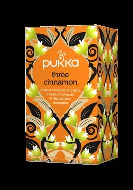 Det här är ett unikt te som du absolut måste ha. 67718139 Three Cinnamon te - Eko, Fair For Life & FairWild Ett te som fångar den virvlande glöden av gyllene kanel.
