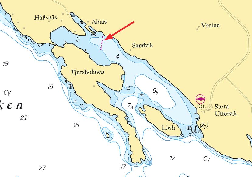 6 Further information through Muskö Naval Control tel: +46 10 823 1823.