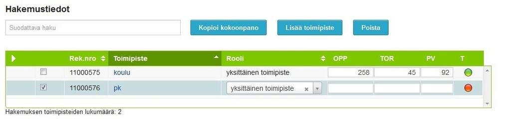 Sökanden erbjuds också möjlighet att ladda stödansökan direkt ur sitt system i form av en XML-fil. 6.2 Manuell inmatning av stödansökan Bild 14.