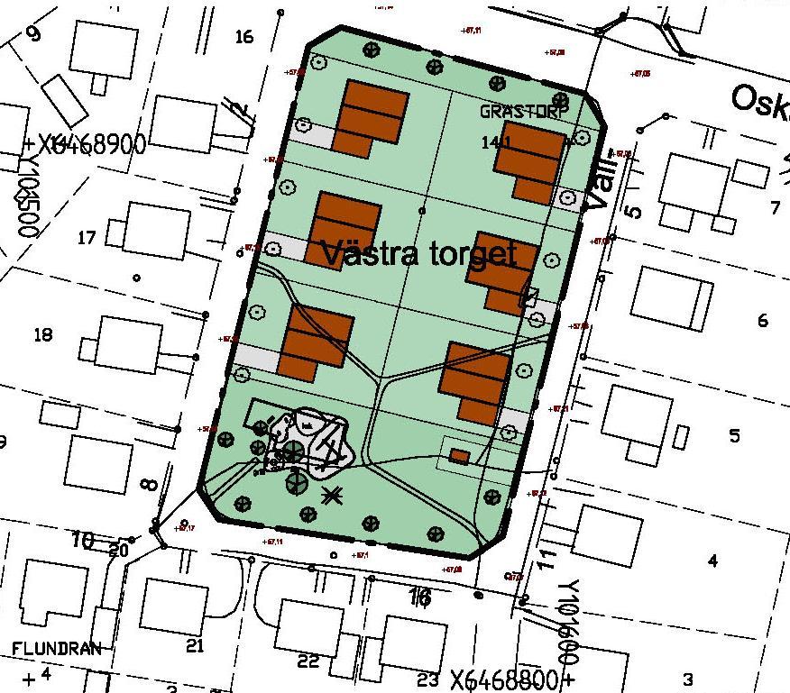 ILLUSTRATIONSKARTA, två varianter Illustration med fristående småhus med plats för carport/garage på egna tomten.