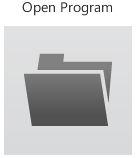 För att skapa ett nytt program Klicka på ikonen New Program (Nytt program).