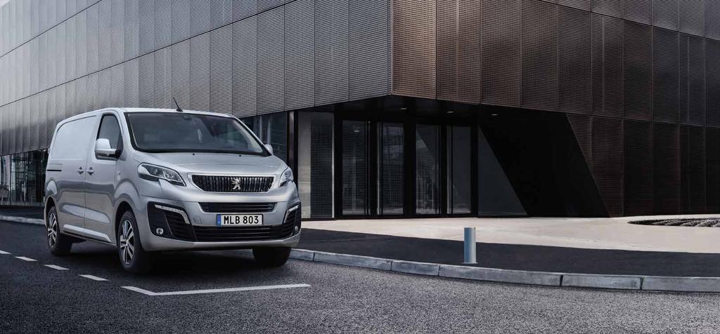 ELEGANT OCH ROBUST Med sin nya stilsäkra design utstrålar nya Peugeot Expert kraftfullhet och