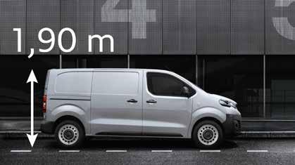 Bilens styrka är också något du kan lita på: Nya Peugeot Expert L1, 5,1 m 3 i volym* och 3,32 m i längd* erbjuder upp till 1 400 kg i lastvikt och