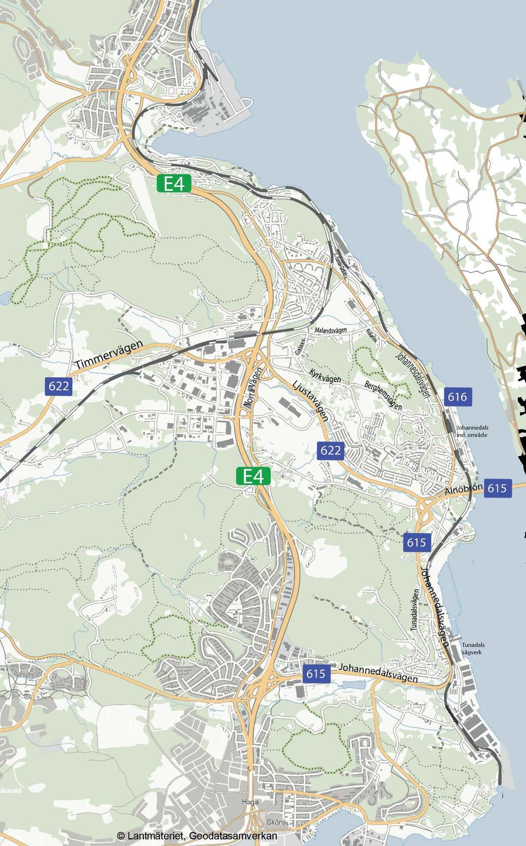 3 Vägtrafik Vägar i områdena