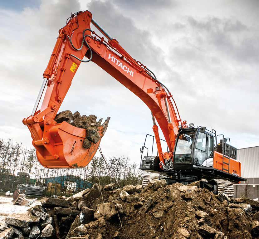 ZAXIS-6 serien HYDRAULISK GRÄVMASKIN Modell : ZX530LCH-6 Nominell motoreffekt :