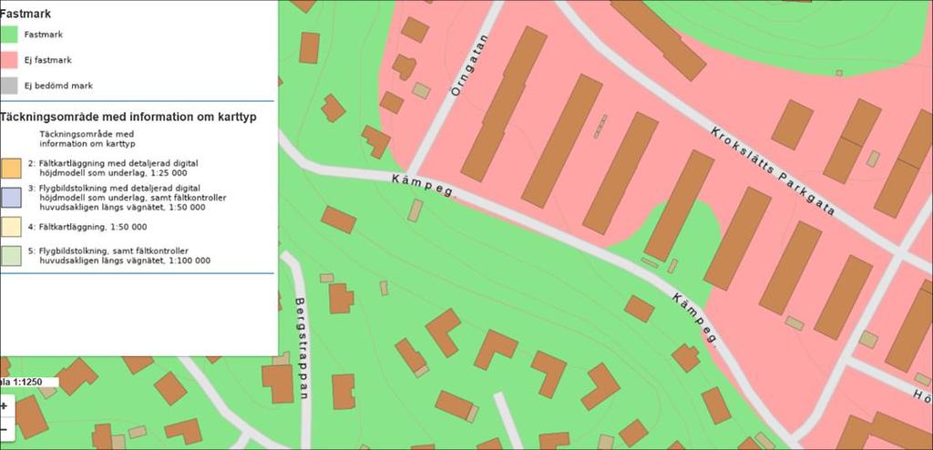Detta säkrar även en låg hastighet förbi den nuvarande lekplatsen väster om Hökegårdsgatan.
