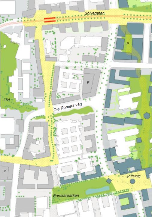 3(8) Bild 2. Utdrag ur ramprogram Medicon Village och Företagsstråket Sölvegatan, 2014-05-05 Fastigheten Studentkåren 4 ägs av Akademiska Hus och är belägen i ovan nämnda ramprogramområde.