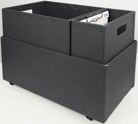 Art. nr: 3068D Nettopris: 857:- 3068D MILJÖLÅDAN DOUBLE MED INVÄNDIGT CLIPS OCH HJUL, GRAFIT Miljöstation med tre sorteringar.