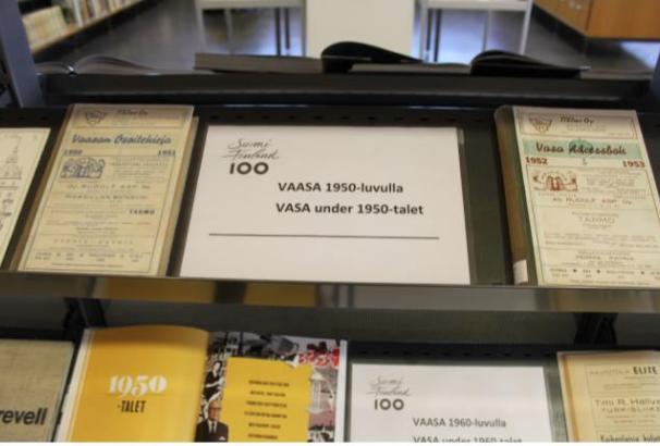 I biblioteket finns det aktiva litteraturcirklar.