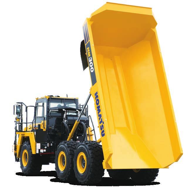 HM300-5 Dimensioner & arbetsvärden VIKT (CIRKA) Vikt tom 25.395 kg Fordonets bruttovikt 53.
