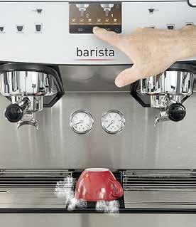 Användning Bönbehållaren Hälso-/hygienrisk! SteamJet-funktionen är avsedd för uppvärmning av dryckesbehållare, inte för rengöring. > > Använd alltid nydiskade dryckesbehållare vid koppvärmning.