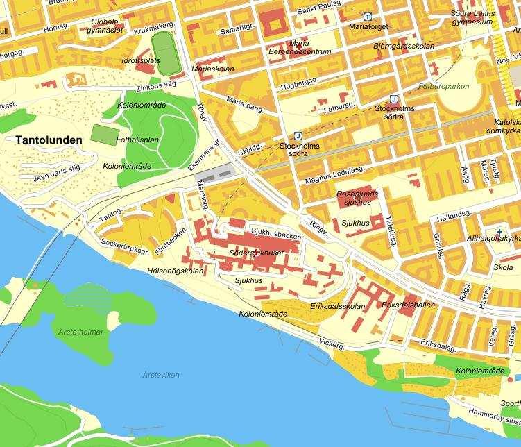 9 (12) Planområde Figur 6. Ungefärlig utsläppspunkt i recipient. Planområde översiktligt markerat.