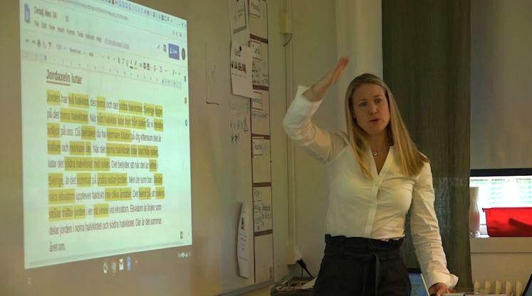 Förklarande text (sekventiell) Årstidsväxlingar: Förklarande