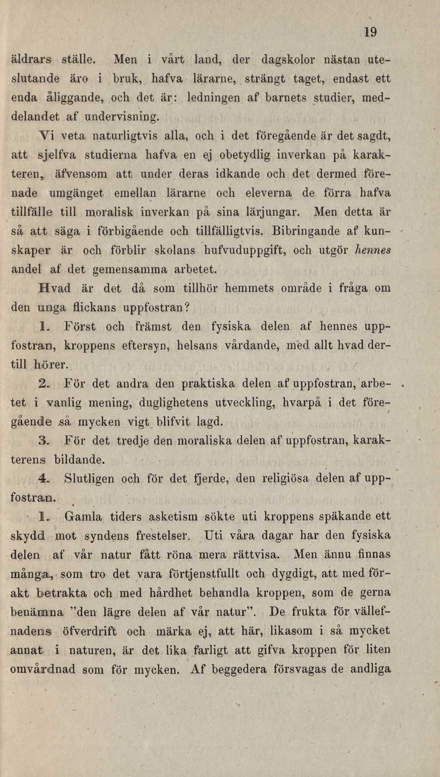 19 äldrars ställe.