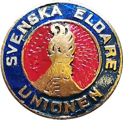 1914 bildades Svenska sjömansunionen. 1932 uppgick förbundet i det nybildade Svenska sjöfolksförbundet. H 8.3-4 Svenska Eldare Unionen(Maskinpersonal) 18mm och 10mm i diameter. (S.R.