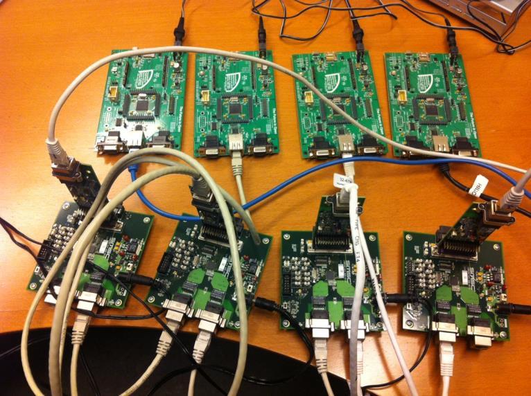 ArcCore s AUTOSAR-plattform, Ethernet-switchar, FlexECU- III-prototypen från AB Volvo (utvecklad i WP 1.1.1) och SPA ECU:er från VCC.