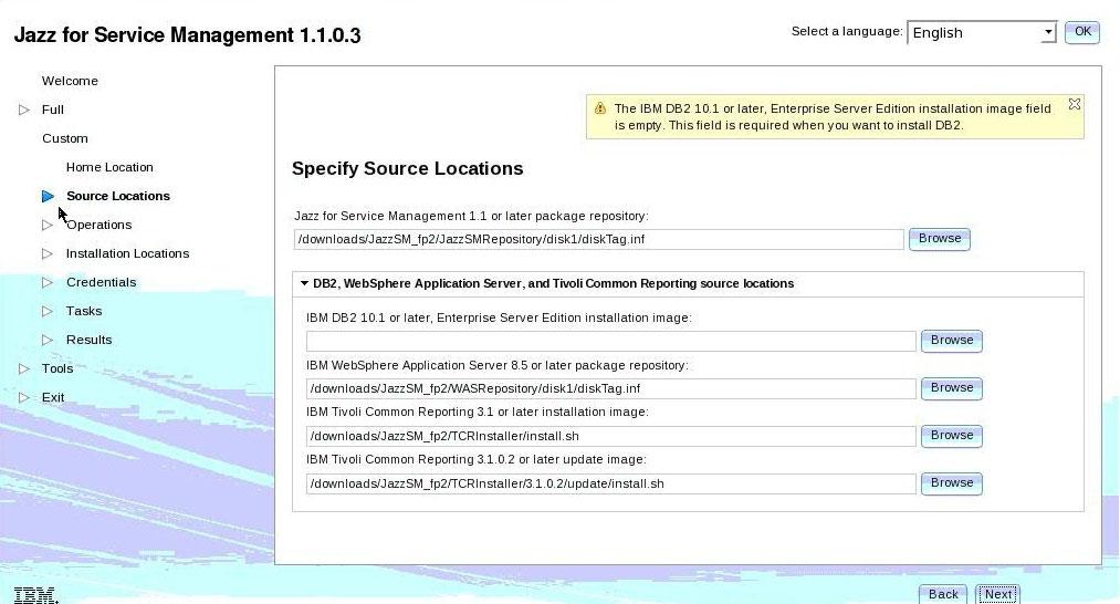 Important: Before you upgrade Jazz for Serice Management, you must see Preparing for an upgrade on page 233.