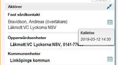 Efter att kallelsen har skickats kan man ändra vilka enheter som förväntas delta. En ny kallelse skickas då. 5.3.