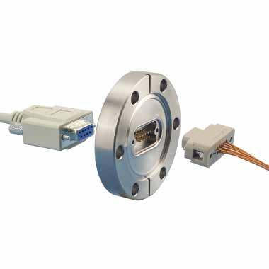 Subminiature-D Subminiature-D Accu-Glass 9 to 100 Pin Feedthrough UHV Feedthrough, 100200 Conflat compatible flange Features Subminiature-D 9 to 100 Pin configuration High temperature rated to 250 C