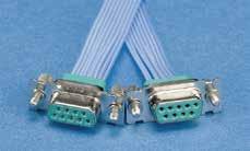 Subminiature-D, HV Cable Assemblies High Vacuum Extension Ribbon Cable Assemblies to Extension Ribbon Cables are fitted with a stainless steel / DAP Subminiature D connector on both ends of a 19 or