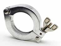 Uses two feedthroughs Mounting Hardware Centering Rings and Clamps 1 202220 / ISO KF Centering Ring Assembly 210550 / ISO LF Double Claw Clamp Type Pkg Qty Pkg Qty ISO KF Centering Ring