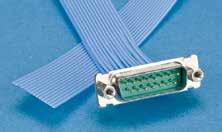 Subminiature-D, HV Cable Assemblies 110025 / Male Pin HV to Cable 110023 / Female Socket HV to Cable 110050 / Male Pin HV Contact to Cable 110052 / Female Socket HV Contact to Cable See page 18 for
