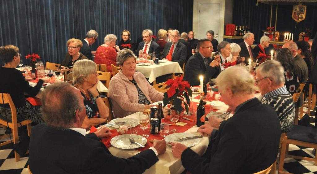 Julbord i Sala Fredagen den 7 december var det så dags för det traditionella julbordet hos Sala Frimurarebröder.