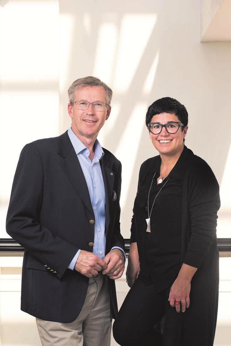 DENNA PUBLIKATION ÄR EN FRÅN NEXTMEDIA Framtdens Forsknng Lars Hultman, vd för SSF och Carlota Canalas, professor tllämpad fysk vd KTH.
