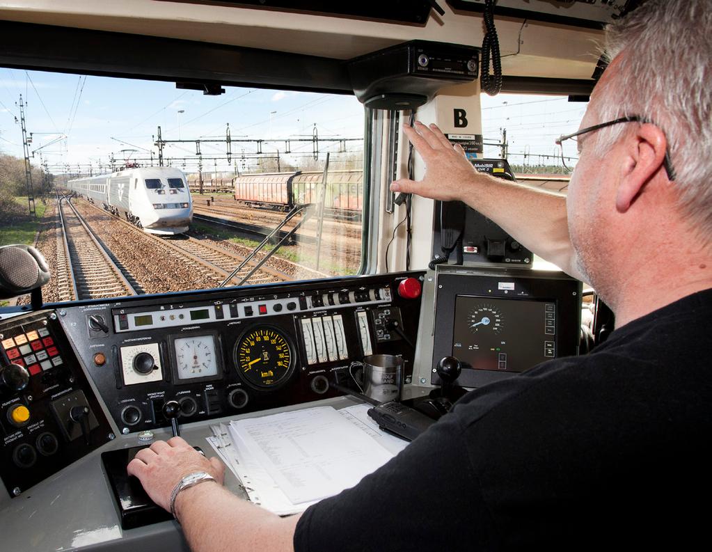 ERTMS-systemet Det nya signalsystemet är helt datoriserat och bygger på trådlös kommunikation.