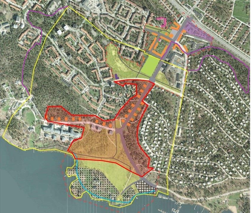 1.1 INVENTERINGSOMRÅDET Inventeringen gjordes i ett upp till 1 kilometer långt och dito brett område i Blackeberg (Figur 1). Villatomter inventerades inte.