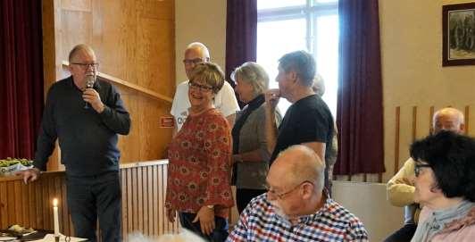 Hermine Schimann presenterade sig och berättade lite om sitt arbete på distriktskontoret i Örebro.