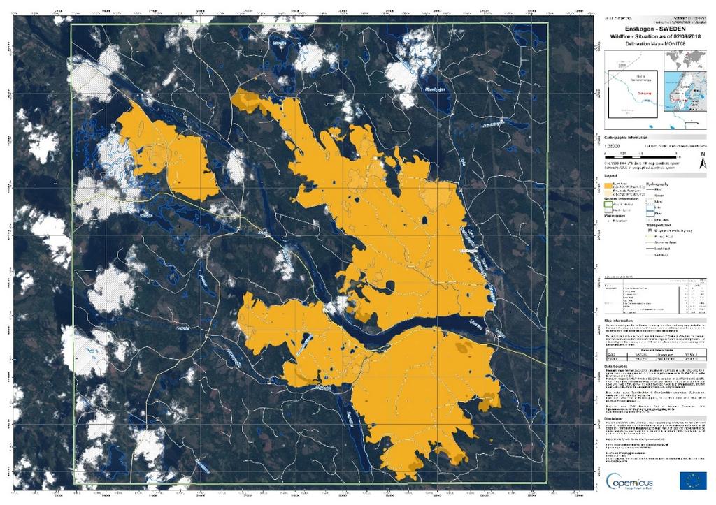 51 12.2.1 Copernicus Copernicus är ett EU-program som arbetar med utvecklingen av europeiska informationstjänster.