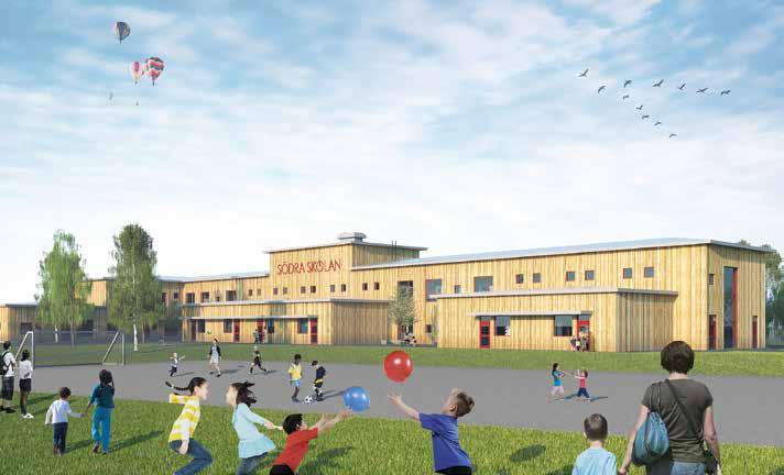barn och utbildning Följ gärna bygget digitalt! VI BYGGER EN SKOLA FÖR FRAMTIDEN Nu är markarbetena i full gång.